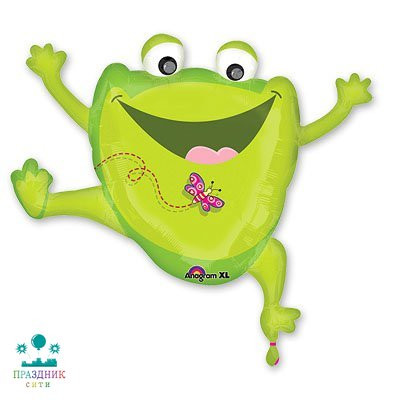 ШАР (Фольга) А ФИГУРА 58 in Лягушонок веселый