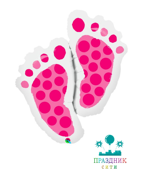 ШАР (Фольга) ФИГУРА 55 in Стопа девочки