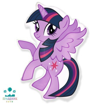 ШАР (Фольга) Ф ФИГУРА 60 in Пони фиолетовый