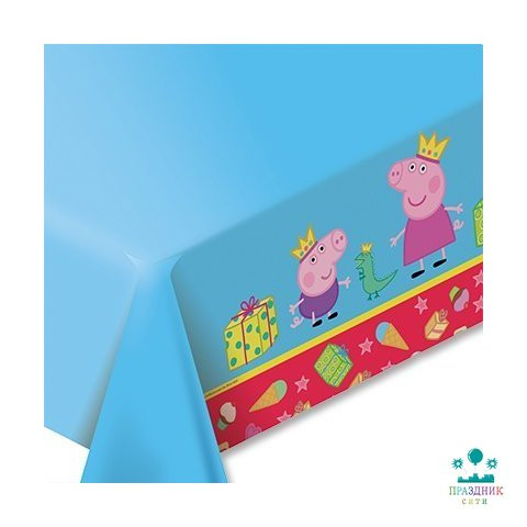 СКАТЕРТЬ п/э Пеппа 133х183см/РОС