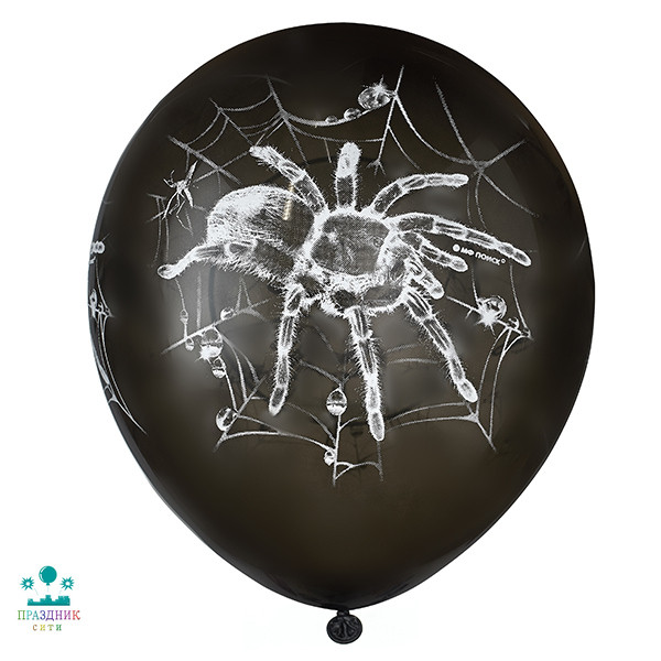 ШАР с рисунком 12" Паук