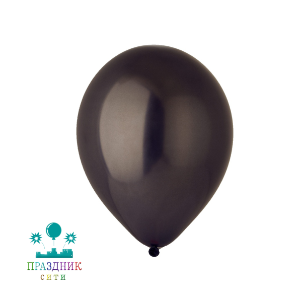 ШАР (латекс) И 5" Металлик Black