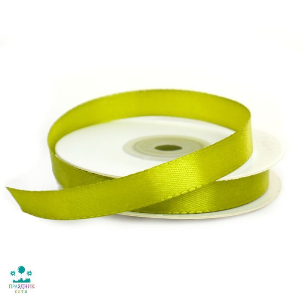 ЛЕНТА атлас 1,2 см оливковая