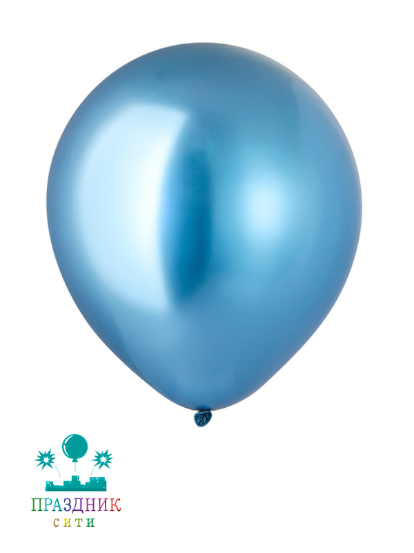 ШАР (латекс) Е 12" Хром Light Blue