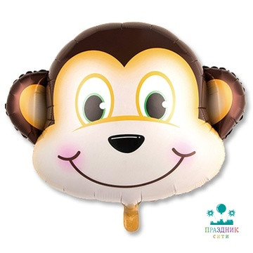 ШАР (Фольга) К ФИГУРА 55 in Мартышка голова большая