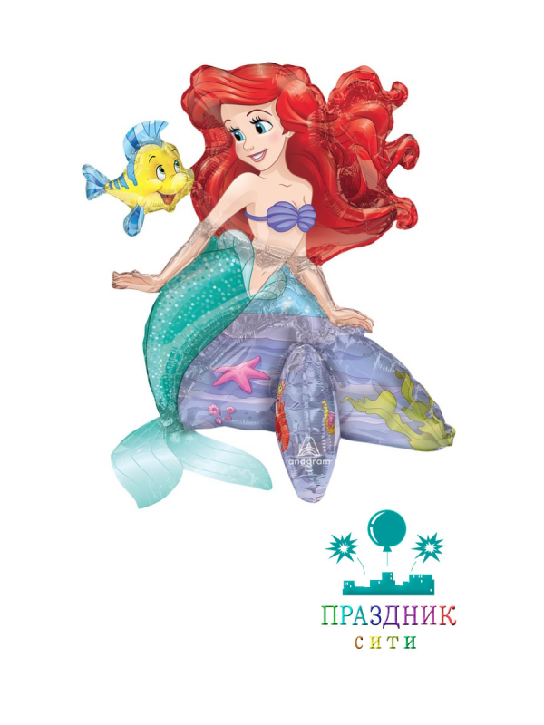 ШАР (Фольга) А ФИГУРА Русалочка Ариэль