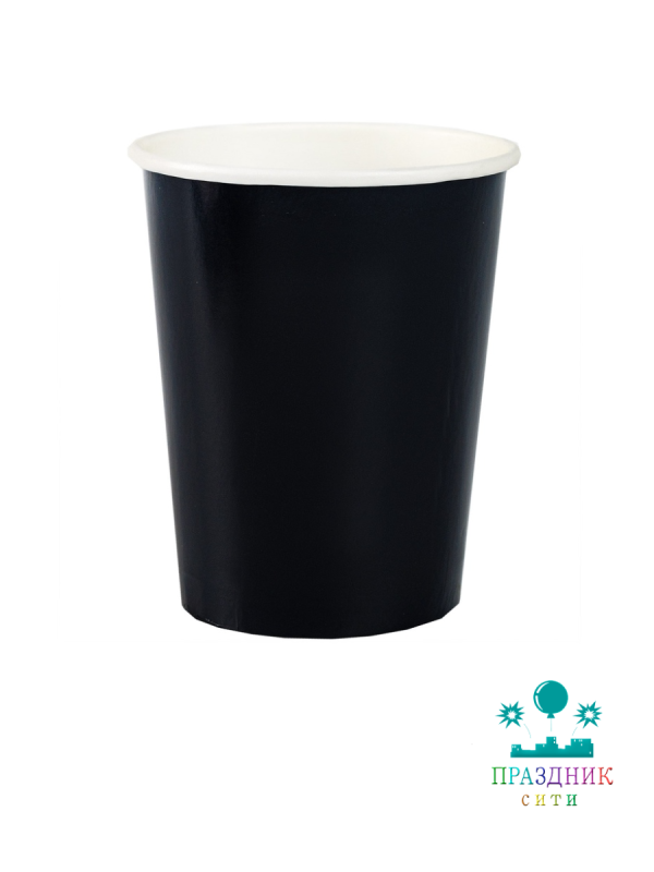 СТАКАН черный 250мл 6шт G