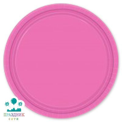 ТАРЕЛКА Bright Pink 17см 8шт