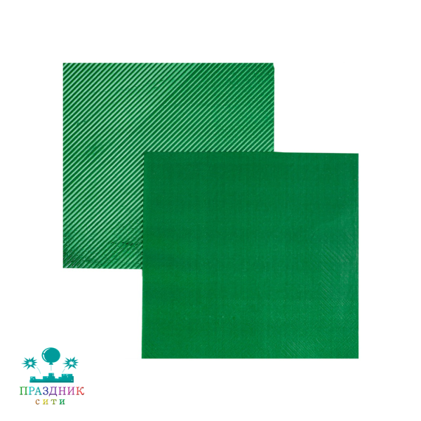 САЛФЕТКА фольгированная мятная 33см 6шт