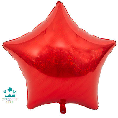 ШАР (Фольга) Ф Б/РИС БЛЕСК ЗВЕЗДА 75 in Red