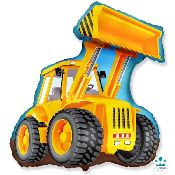 ШАР (Фольга) Мини ФИГУРА Экскаватор