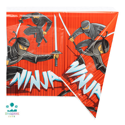 СКАТЕРТЬ п/э Ниндзя 1,4х2,4м/А