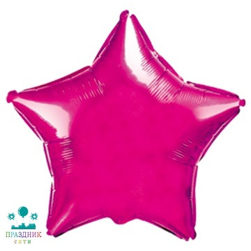 ШАР (Фольга) Ф Б/РИС ЗВЕЗДА 18 in Металлик Purple