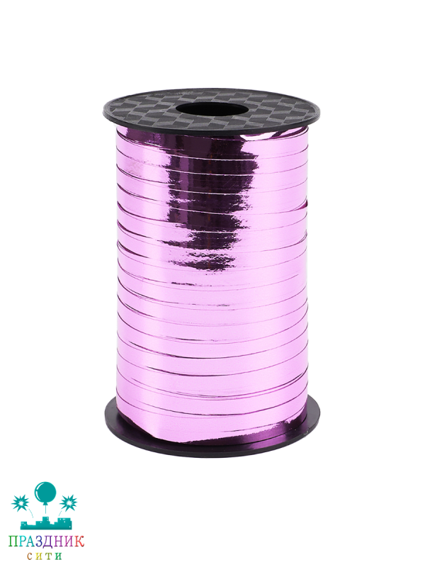 ЛЕНТА металлизир 5ммх250м Розовый