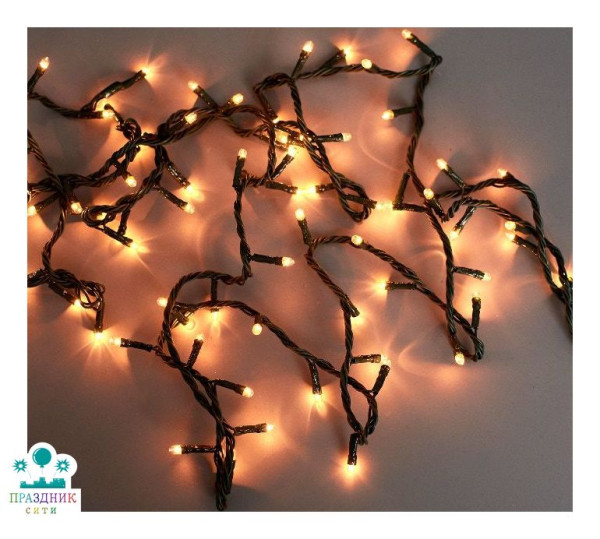 ГИРЛЯНДА Теплый белый свет Электрическая 3,5 м