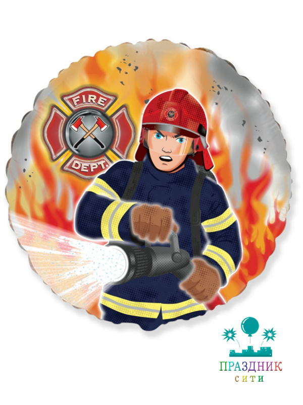 ШАР (Фольга) Ф 18 in Пожарный