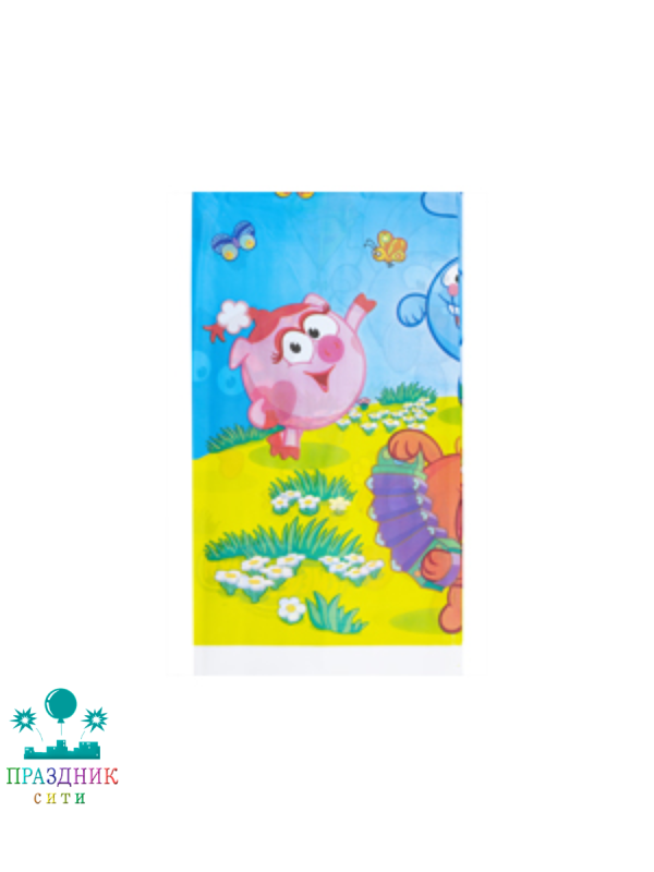 СКАТЕРТЬ п/э Смешарики 1,4х2,6м