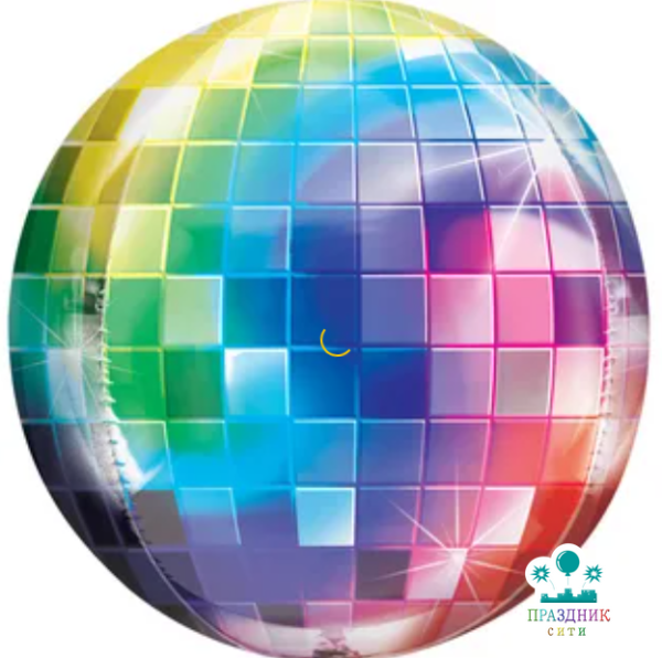 ШАР (Фольга) Ф 18 in Круг, Разноцветный