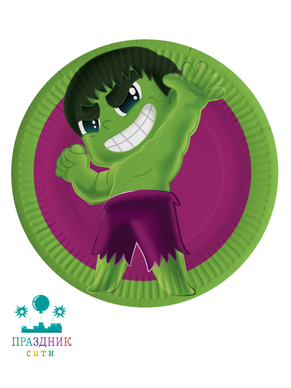 ТАРЕЛКА Героическая тема 6 шт