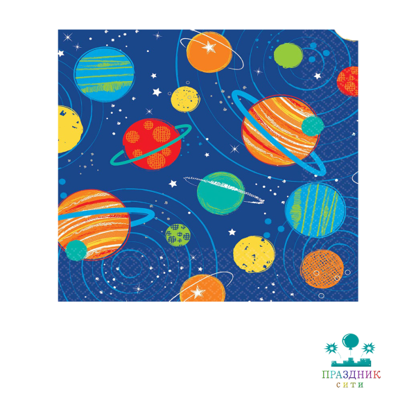 САЛФЕТКА Космос 25см