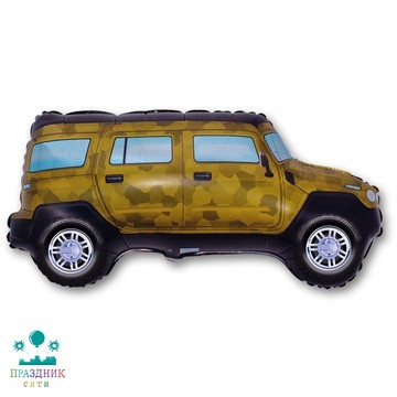 ШАР (Фольга) Ф ФИГУРА 55 in Джип милитари/FM