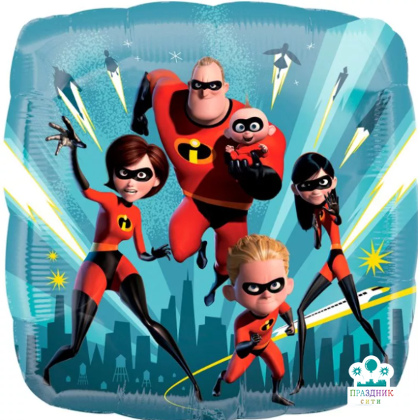 ШАР (Фольга) А 18 in Суперсемейка