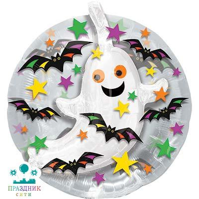 ШАР ПОЛИМЕРНЫЙ 115 in А ДЖАМБО ИНСАЙДЕР HWN Призрак и мыши