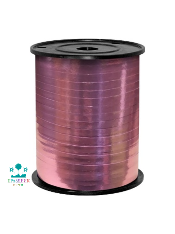 ЛЕНТА металлизир 5ммх250м Розовый