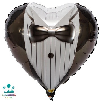 ШАР (Фольга) К 18 in РУС Жених