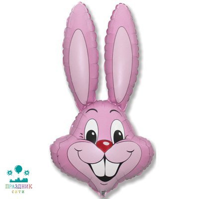 ШАР (Фольга) Ф ФИГУРА 70 in Кролик розовый