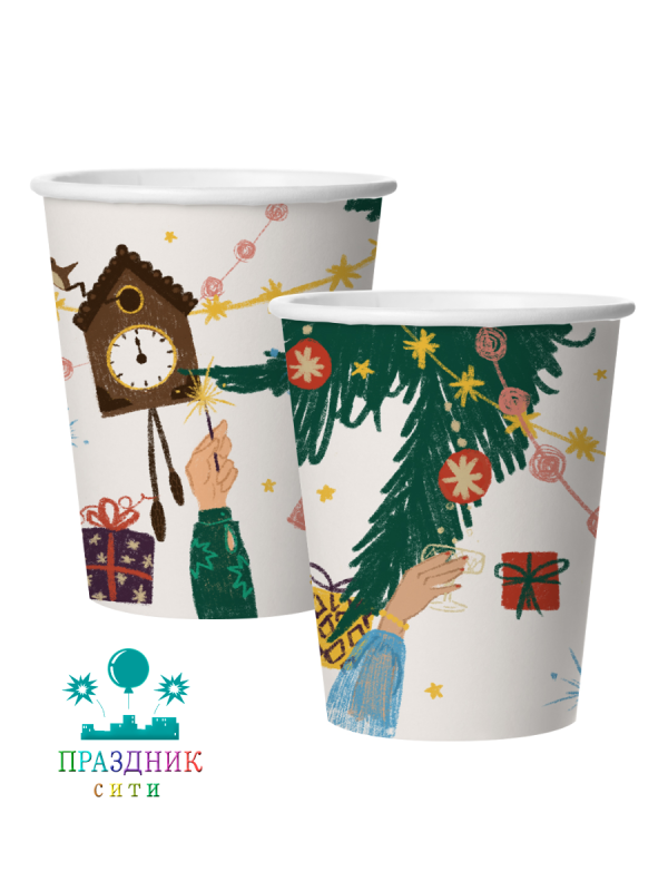 СТАКАН Новогоднее настроение 6 шт