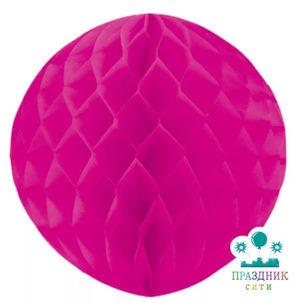 ШАР БУМ ярко-розовый 30см