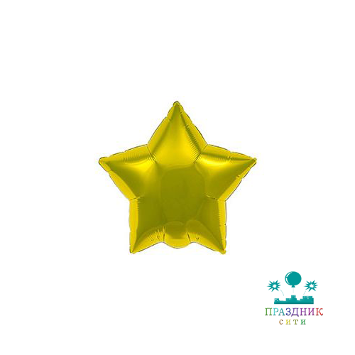 ШАР (Фольга) Р Б/РИС ЗВЕЗДА 75 in Металлик Gold