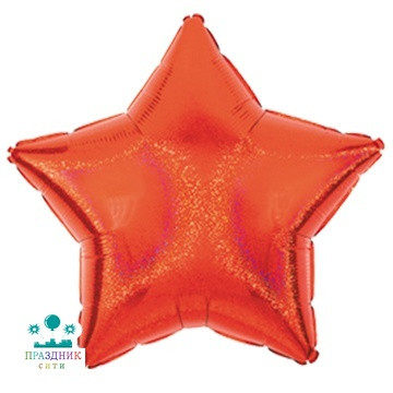 ШАР (Фольга) А Б/РИС БЛЕСК ЗВЕЗДА 19 in Red