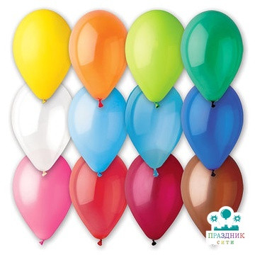 ШАР (латекс) 5" Пастель ассорти