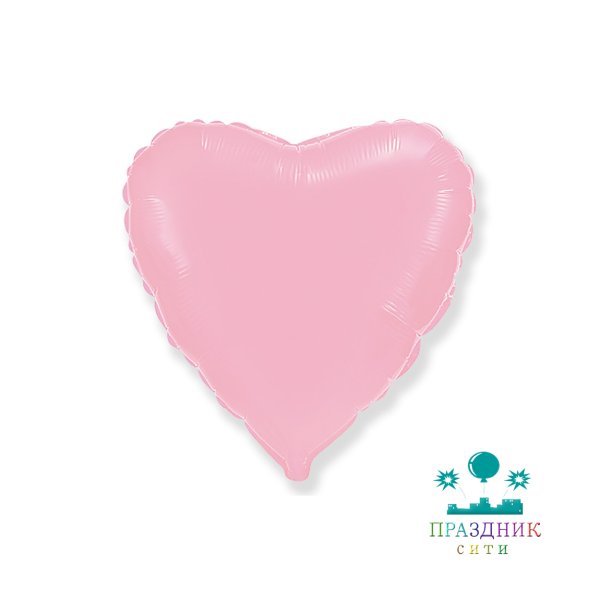 ШАР (Фольга) Ф Б/РИС СЕРДЦЕ 18 in Пастель Pink