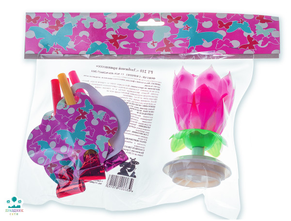 НАБОР "ЛЮБИМОЙ ПРИНЦЕССЕ" - свеча + язык