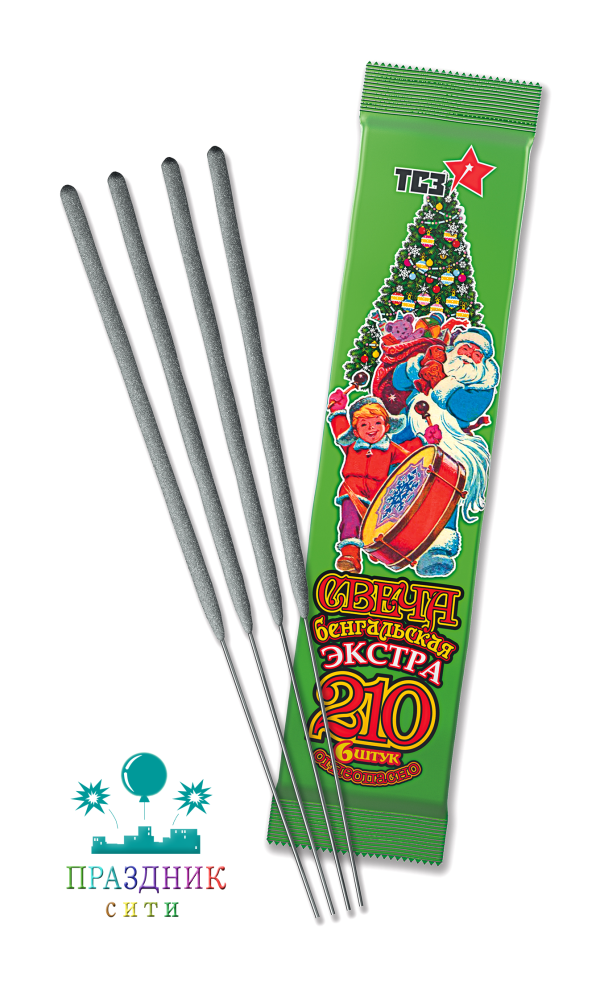 СВЕЧА БЕНГАЛЬСКАЯ 210 ЭКСТРА