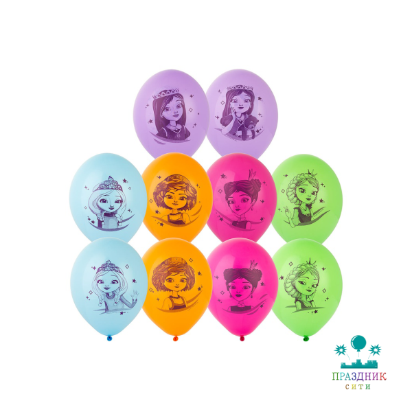 НАБОР ШАРОВ 14" Царевны