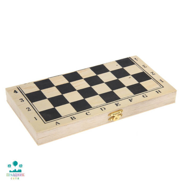 ИГРА Шахматы, нарды, шашки деревянные 3 в 1