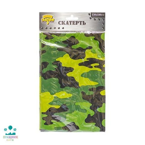 СКАТЕРТЬ п/э Камуфляж 130х180см/G