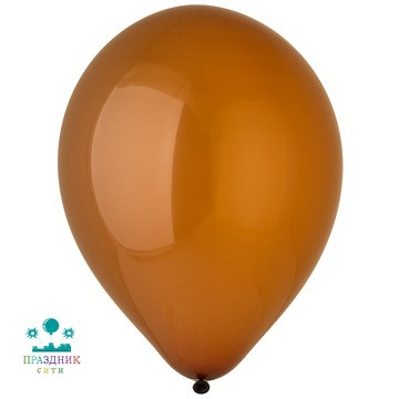 ШАР (латекс) Э 12"  Кристалл Chocolate Brown