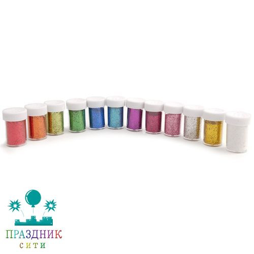 БЛЕСТКИ В БАНОЧКЕ перламут 15 Г АССОРТИ