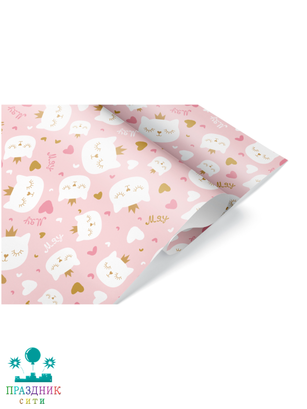 БУМАГА Котенок Принцесса, 100см х 70см