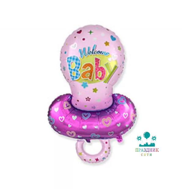 ШАР (Фольга) Ф ФИГУРА 70 in Соска розовая