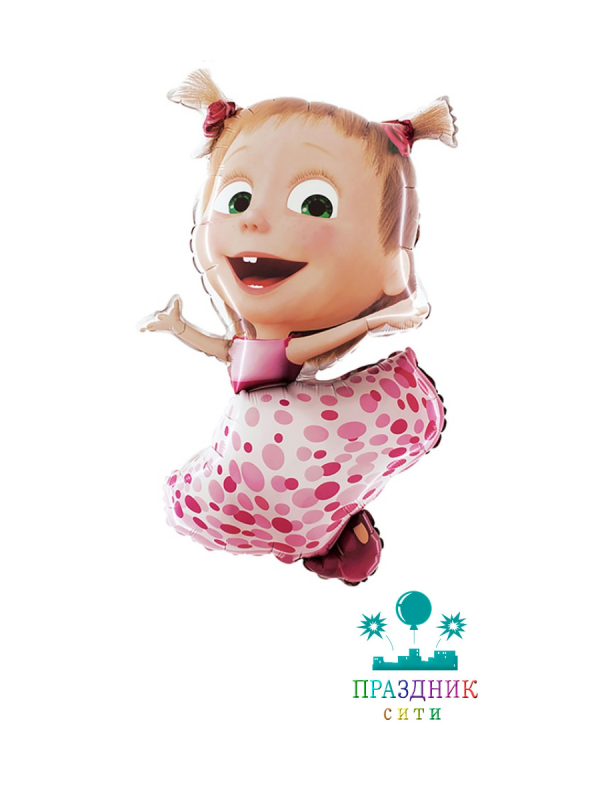 ШАР (Фольга) ФИГУРА 55 in Маша  с хвостикам