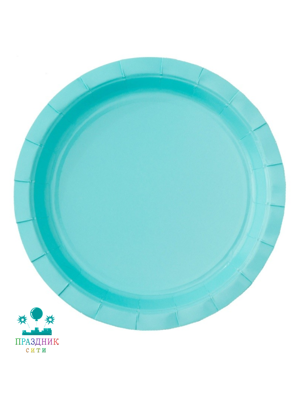 ТАРЕЛКА Тарелка бирюзовая 17см 6шт