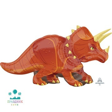 ШАР (Фольга) А ФИГУРА 115 in Динозавр Трицератопс