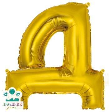 ШАР (Фольга) К БУКВА Д Gold