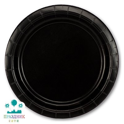 ТАРЕЛКА Jet Black 17см 8шт